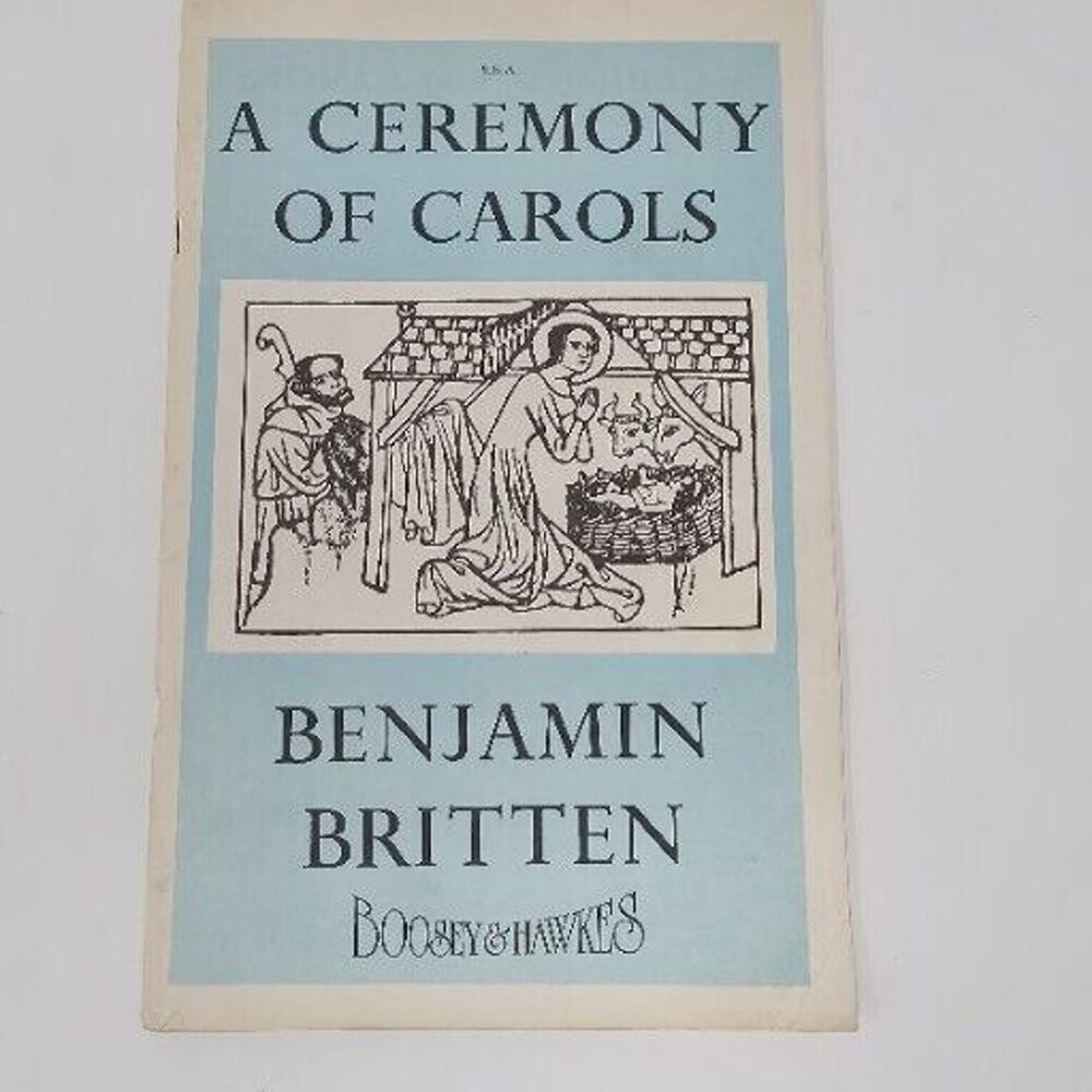 Sheet Music HARP/ Piano Benjamin Britten A Ceremony of Carols Arranged for SATB